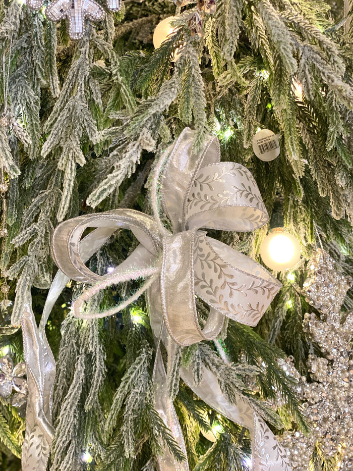 12" Silver Dust Bow
