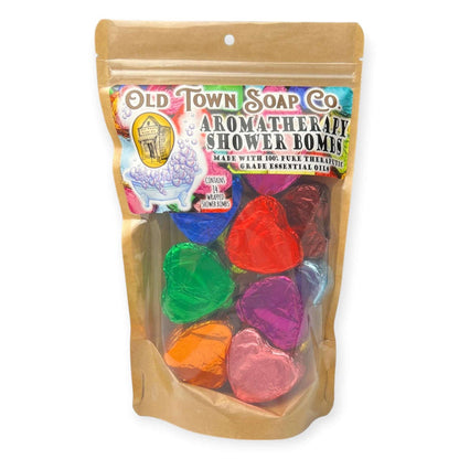 14 Pack Assorted Aromatherapy Shower Bombs - Old Town Soap Co.