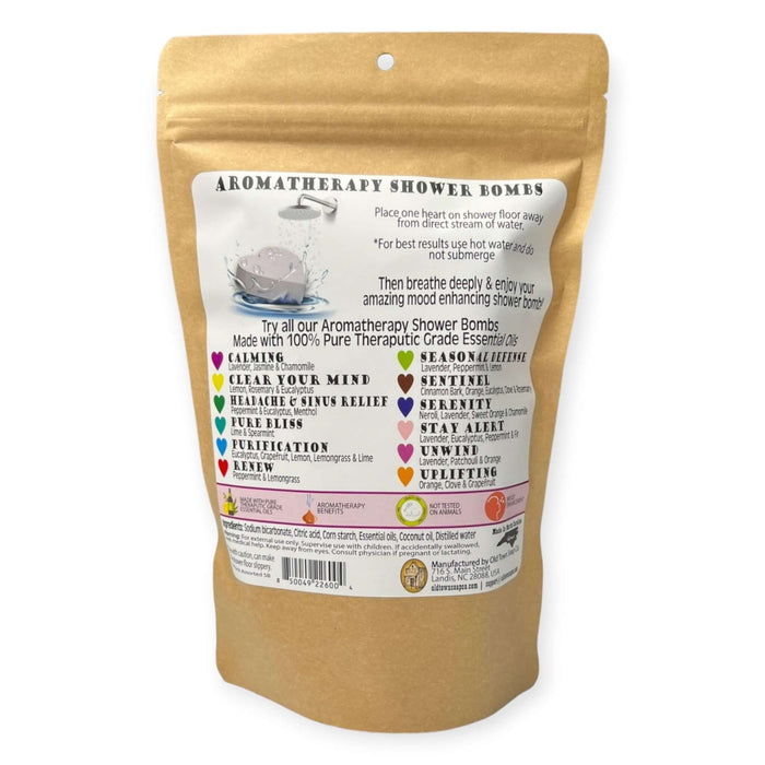 14 Pack Assorted Aromatherapy Shower Bombs - Old Town Soap Co.