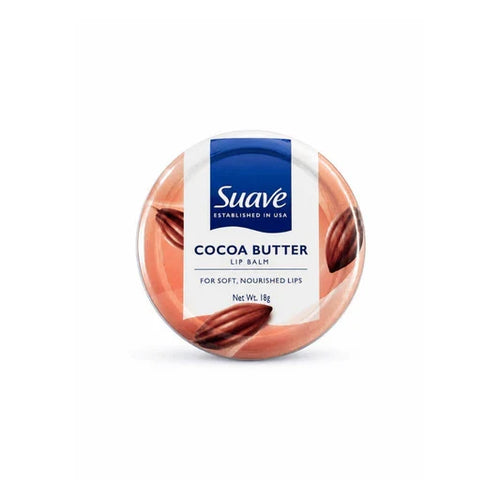 سواف ليب بالم 18 جم مستورد كاكاو بتر - Suave Lip Balm, 18g - Cocoa Butter (Imported)