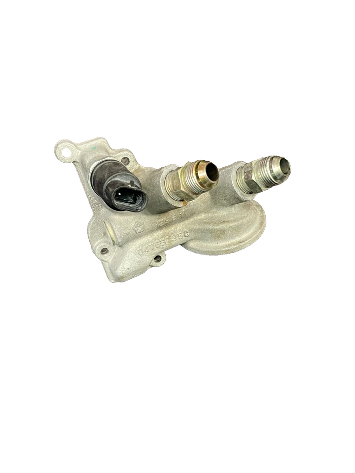 1996-2002 Dodge Viper 8.0L Oil Filter Housing Adapter With Thermostat 04763735C