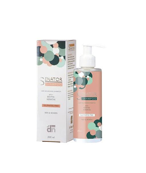 سيناتور شامبو للشعر بيوتين وكيرياتين 200 مل 1+1 - Senator Hair Shampoo with Biotin & Keratin, 200ml (1+1 Free Offer)