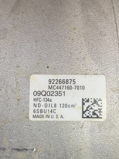 2013-2017 GM DENSO AIR CONDITIONER COMPRESSOR PUMP, NO ISSUES, OEM PART.