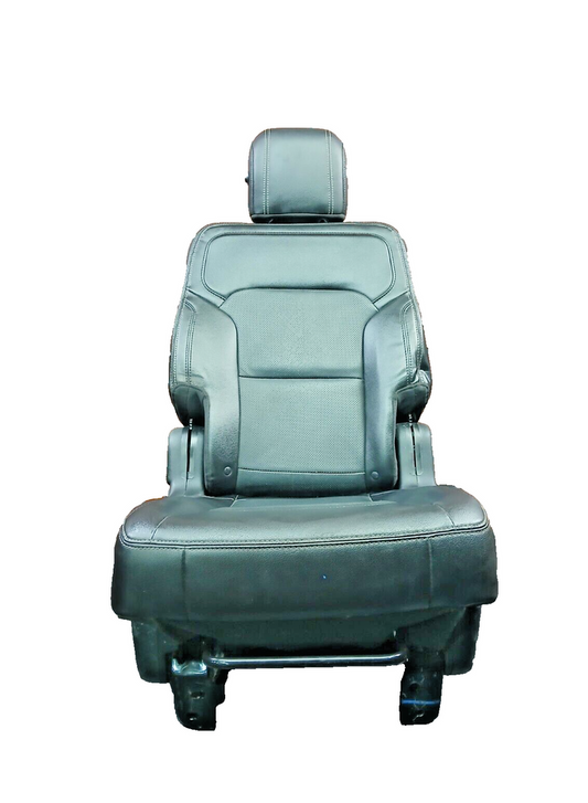 2016-2019 Ford Platinum Explorer 2nd Row Passenger RH Side Seat Black Leather
