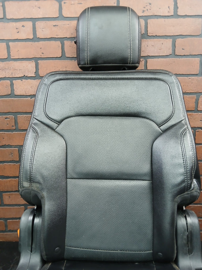 2016-2019 Ford Platinum Explorer 2nd Row Passenger RH Side Seat Black Leather
