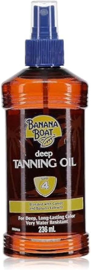 بانانا بوت تانينج اويل 236مل حمايه 4 سبراي - Banana Boat Tanning Oil SPF 4 (236ml) - Spray