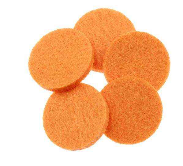 25mm Orange Round Replacement Pads (Pack of 10) at Your Oil Tools