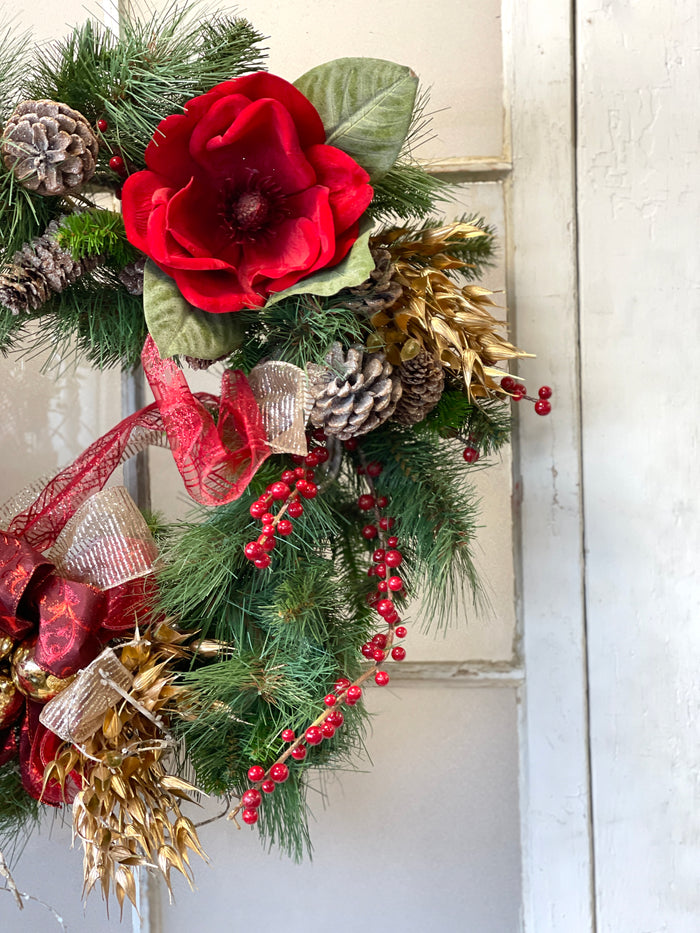 27" Christmas Traditions Wreath