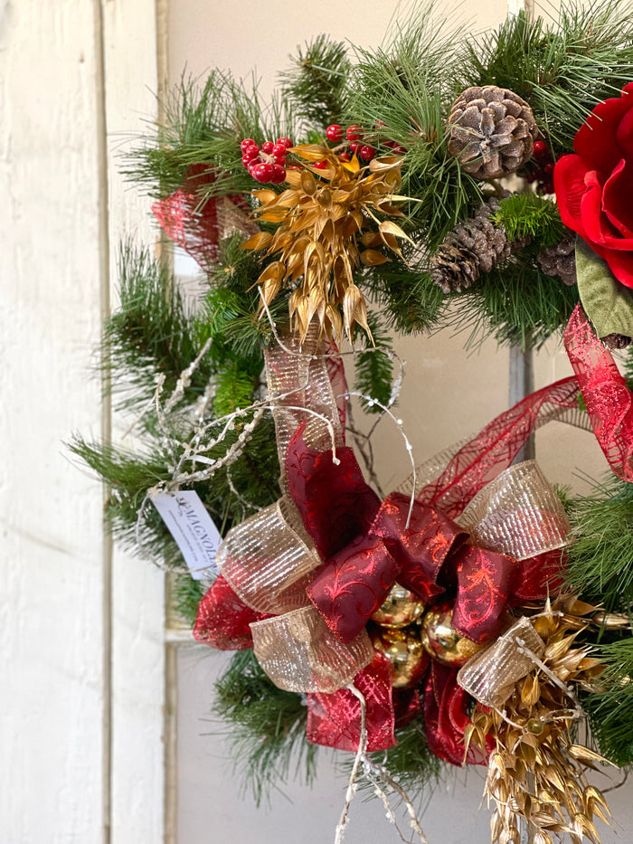 27" Christmas Traditions Wreath