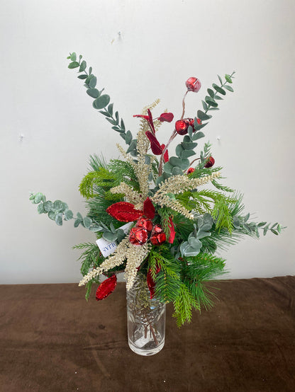 27" Homespun Christmas Drop-in