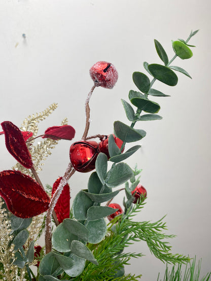 27" Homespun Christmas Drop-in