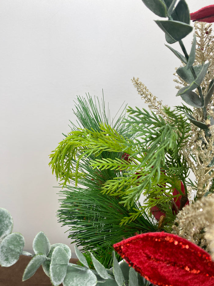 27" Homespun Christmas Drop-in