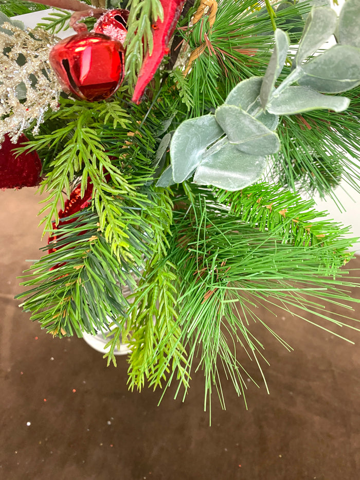27" Homespun Christmas Drop-in