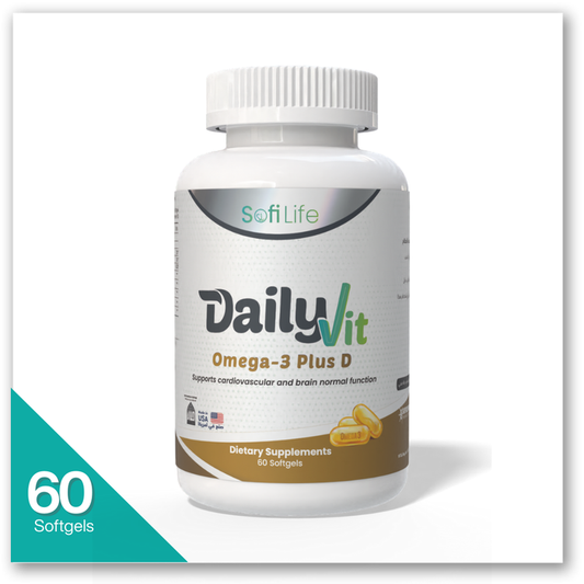 سوفي لايف دايلى فيت اوميجا3 بلس د 60 قرص - DailyVit Omega 3 Plus D