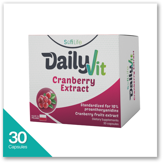 سوفي لايف دايلي فيت كرانبيرى اكستراكت 30 كبسولة - DailyVit Cranberry Extract