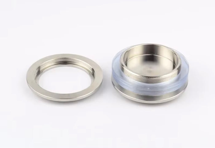 304 stainless steel round handle, Invisible sliding door handle for 8-12mm Thick Door