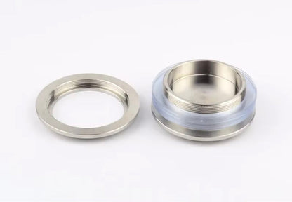 304 stainless steel round handle, Invisible sliding door handle for 8-12mm Thick Door