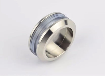 304 stainless steel round handle, Invisible sliding door handle for 8-12mm Thick Door