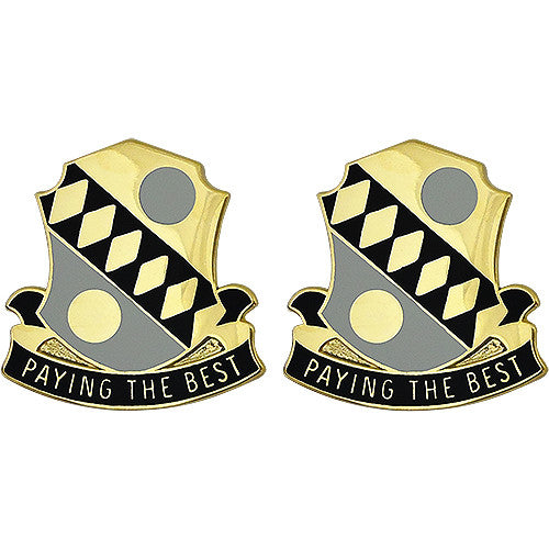 325th Financial Battalion Unit Crest (Paying The Best) Army Unit Crests