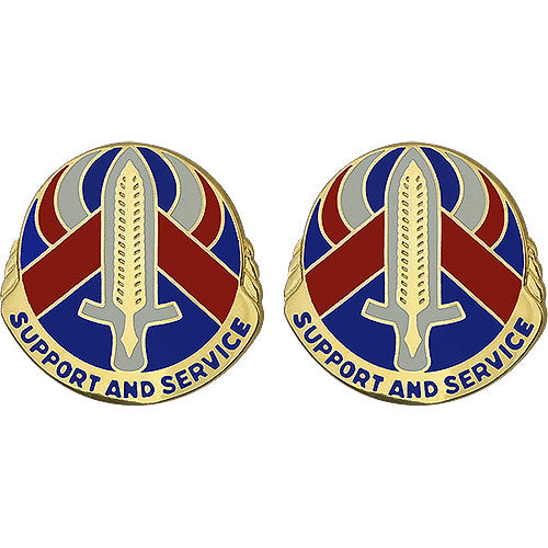 328th Personnel Services Battalion Unit Crest (Support And Service) Army Unit Crests