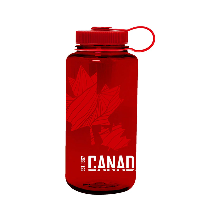 32oz Wide Mouth Canada Print Bottles