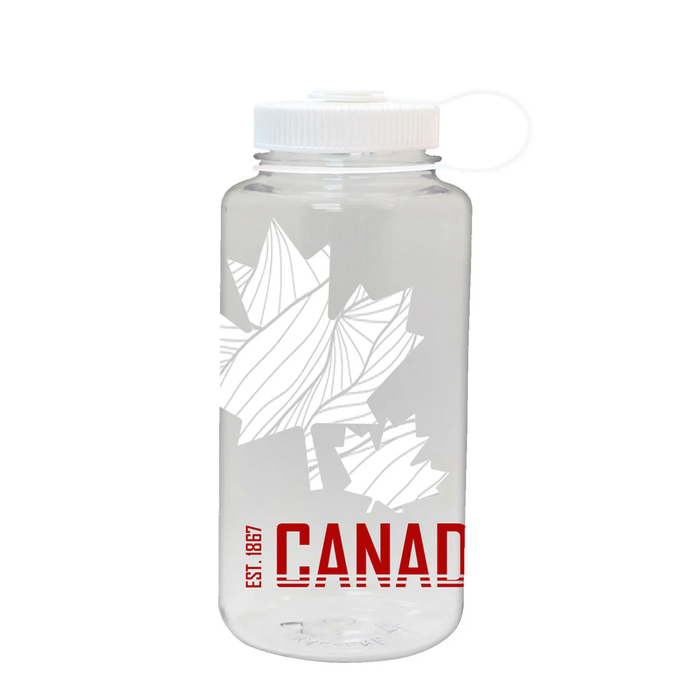 32oz Wide Mouth Canada Print Bottles