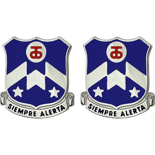 357th Regiment Unit Crest (Siempre Alerta) Army Unit Crests