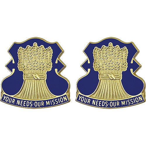 357th Support Battalion Unit Crest (Your Needs Our Mission) Army Unit Crests