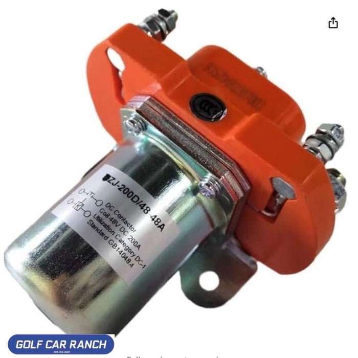 48V Contactor Solenoid Fits for Evolution Golf Carts ICON EV Advance EV. SOLENOID