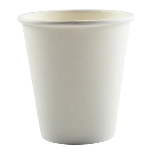 511 Food Service - 8 Oz Plain Paper Single Wall Hot Cup, 1000/Cs - HPE-HC08-SW-PLN