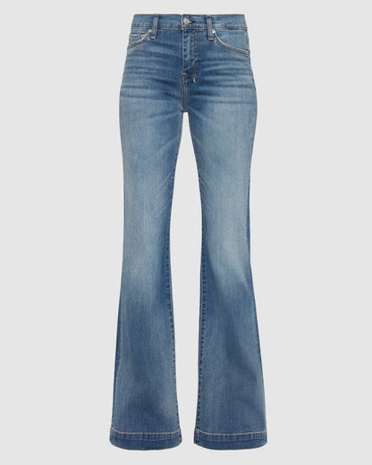 7 - For All Mankind Dojo Distress Authentic Light Jeans