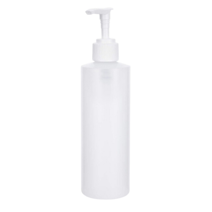 8 oz Clear Pump Bottle with Locking Top