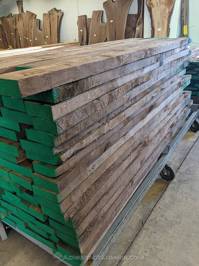 8/4 Rustic Mill Run Walnut - Advantage Lumber