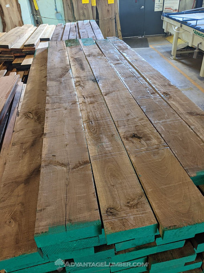 8/4 Rustic Mill Run Walnut - Advantage Lumber