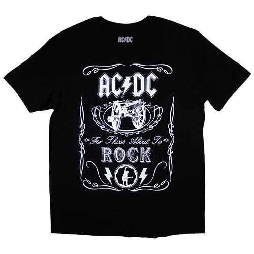 AC/DC - VINTAGE CANNON SWIG - Kids T-Shirt Black