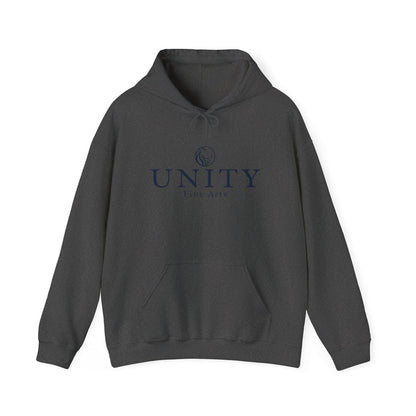 Adult Unity Fine Arts Hoodie — Minimal Logo Pullover for Artists & Galleries