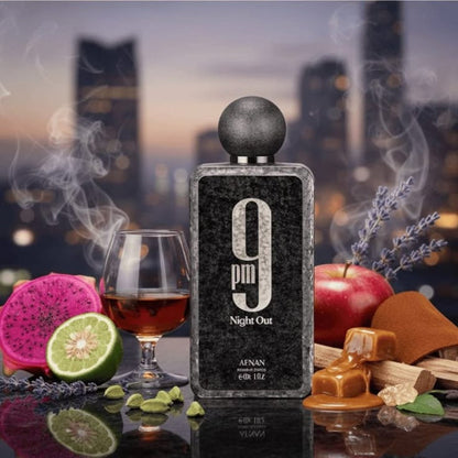 AFNAN 9PM NIGHT OUT EXTRAIT DE PARFUM 100ML FOR MAN & WOMAN