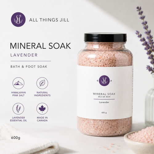 All Things Jill Mineral Soak – Lavender | 600g