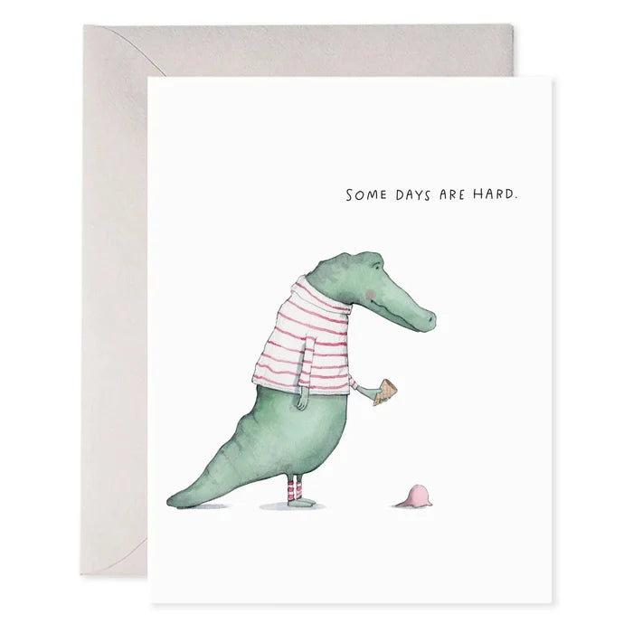 Alligator Hard Day Card