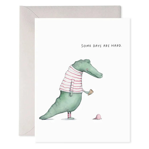 Alligator Hard Day Card