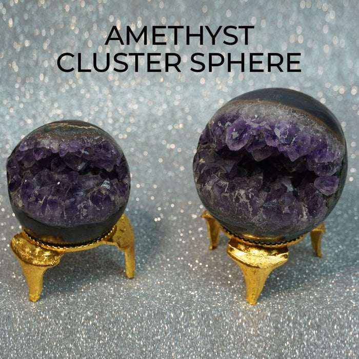 Amethyst Cluster Sphere (Geothyst Sphere)