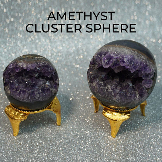 Amethyst Cluster Sphere (Geothyst Sphere)