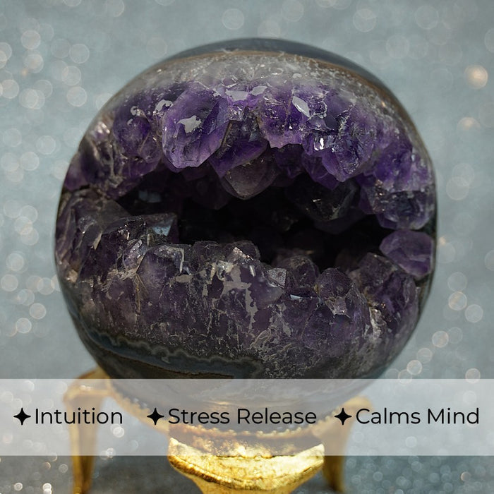 Amethyst Cluster Sphere (Geothyst Sphere)