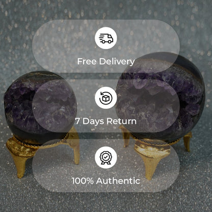 Amethyst Cluster Sphere (Geothyst Sphere)