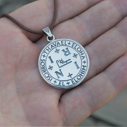 vkngjewelry Pendant Angel Amulet Sterling Silver Handmade Jewelry V03