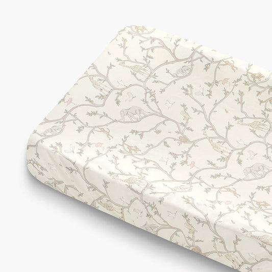 Animal Parade Changing Mat in Ivory