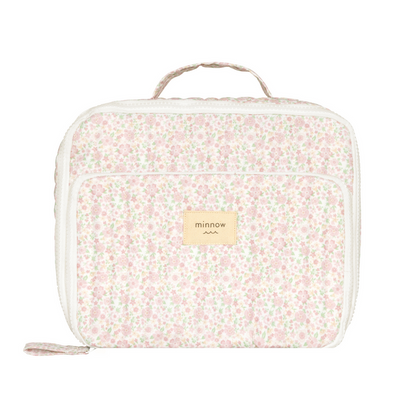 antique floral lunchbox