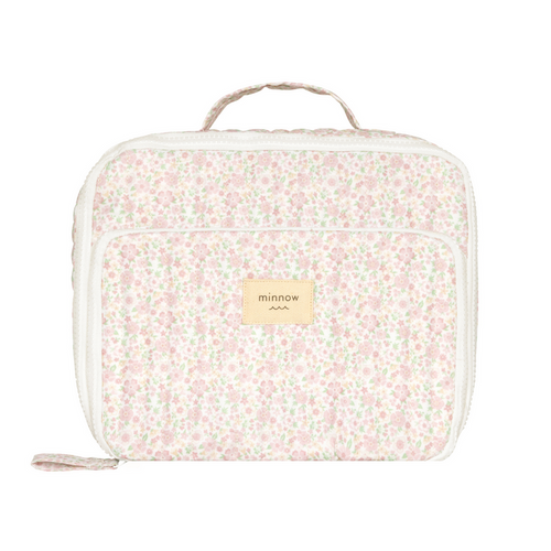 antique floral lunchbox