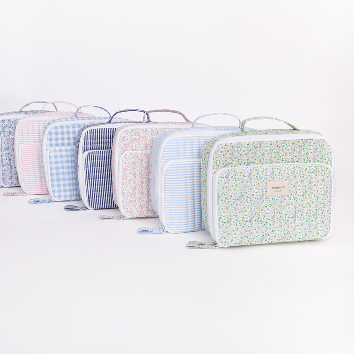 antique floral lunchbox