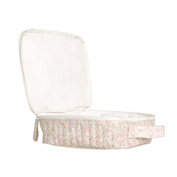 antique floral lunchbox